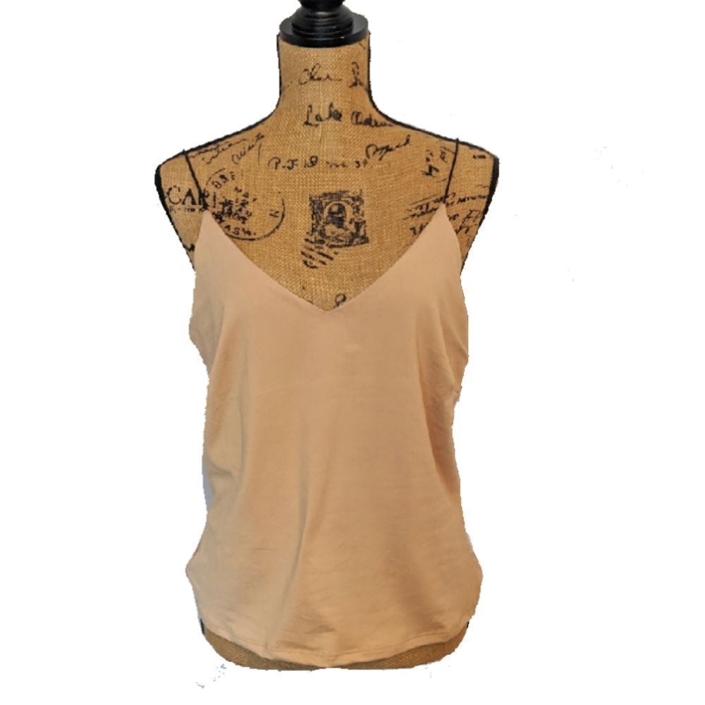 Taupe crop cami